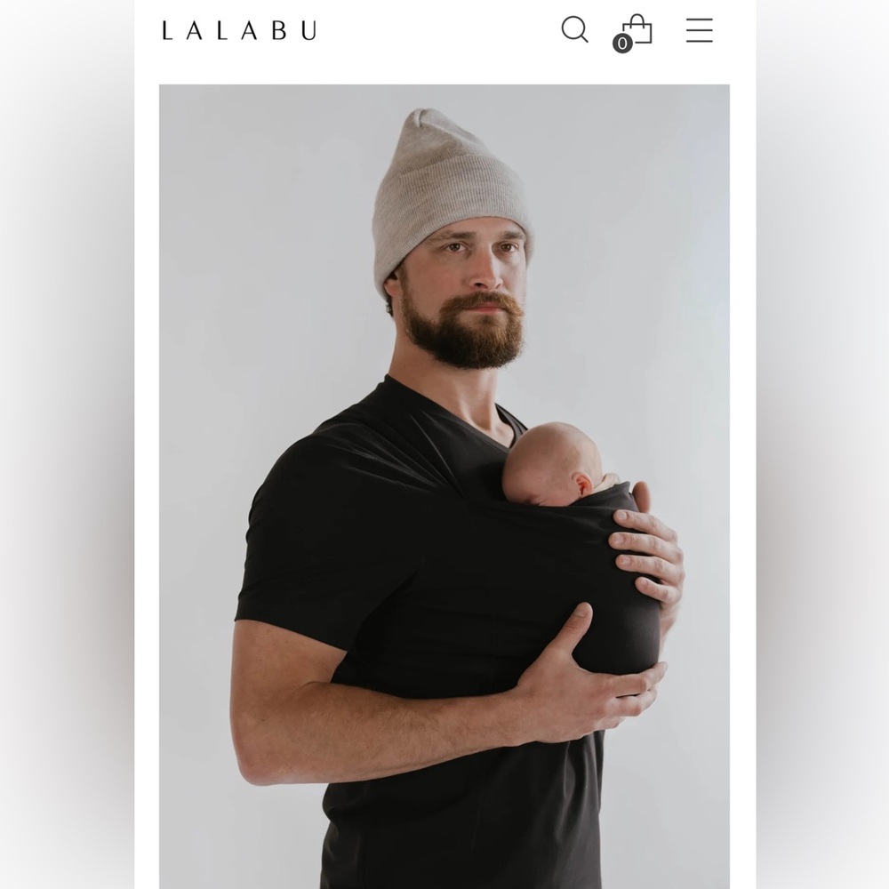 Lalabu Dad Shirt, Black Medium